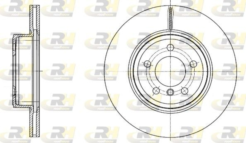 2x ROADHOUSE Bremsscheibe