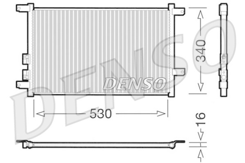 DENSO Kondensator, Klimaanlage