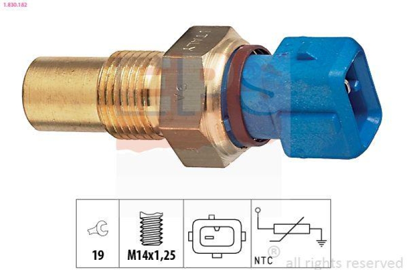 EPS Sensor, Kühlmitteltemperatur Made in Italy - OE Equivalent