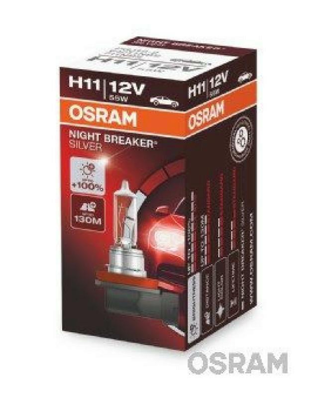 OSRAM Bulb, cornering light NIGHT BREAKER® SILVER