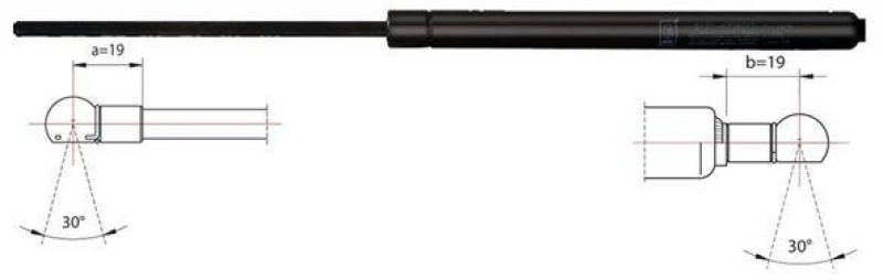 METZGER Gas Spring, boot-/cargo area