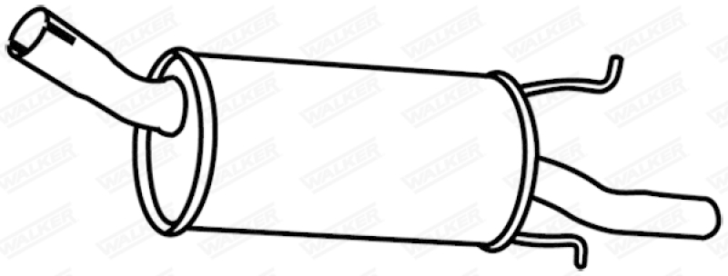 WALKER End Silencer