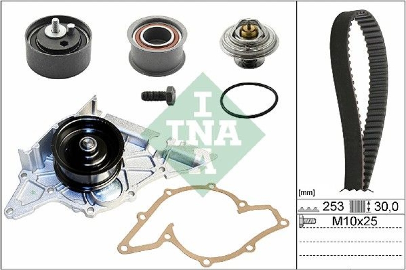 INA Water Pump & Timing Belt Set