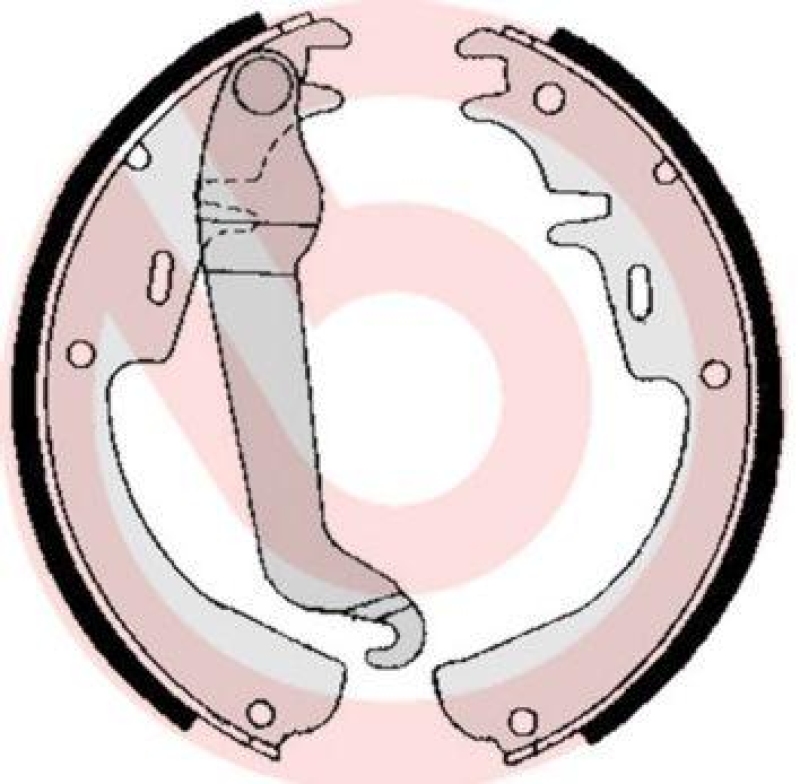 BREMBO Bremsbackensatz ESSENTIAL LINE