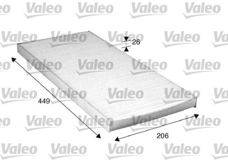 VALEO Filter, interior air CLIMFILTER COMFORT
