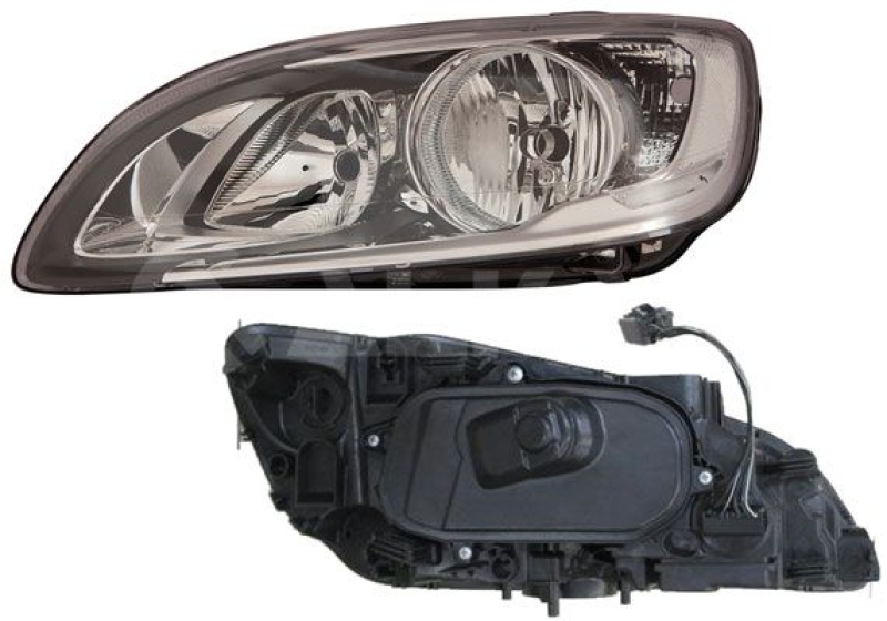 Hauptscheinwerfer LED H7 links + rechts passend f&uuml;r Volvo V60 1 D4 ab BJ 01/2013