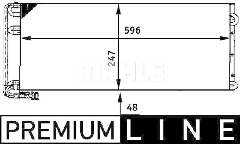 MAHLE Kondensator, Klimaanlage BEHR *** PREMIUM LINE ***