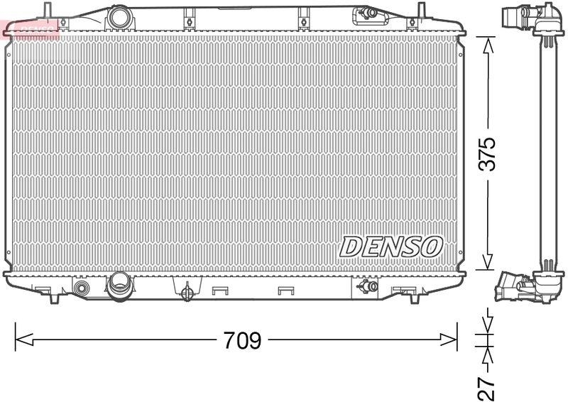 DENSO K&uuml;hler, Motork&uuml;hlung DRM10116