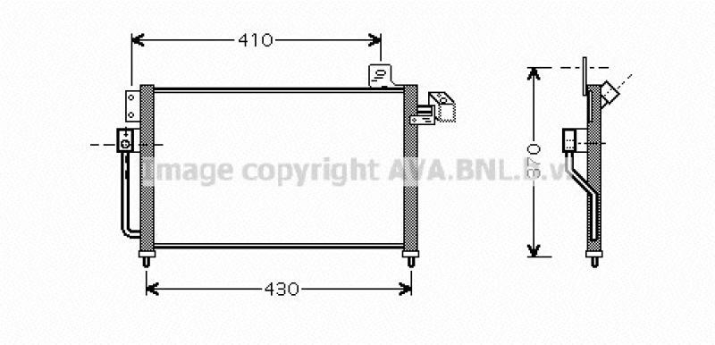 AVA QUALITY COOLING Kondensator, Klimaanlage