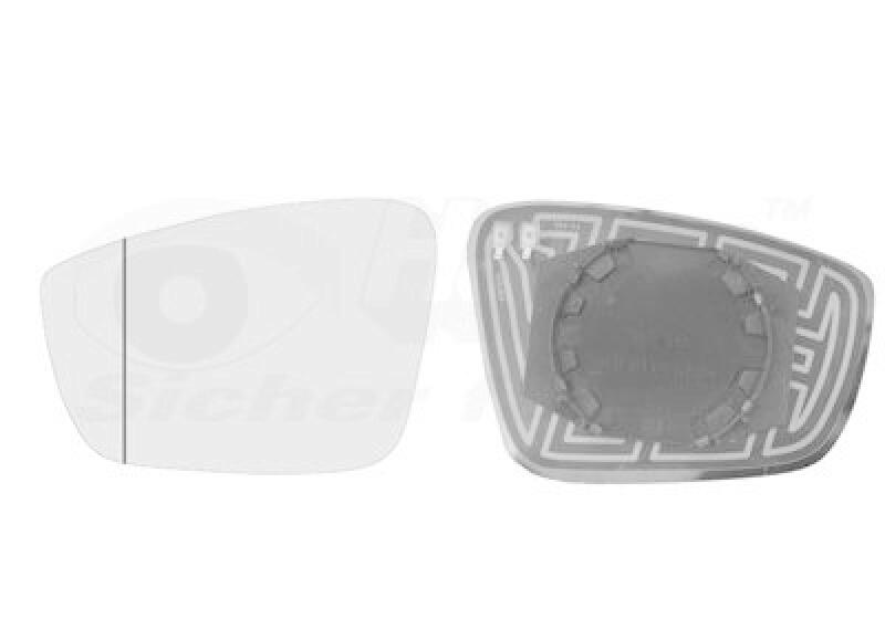 VAN WEZEL Spiegelglas, Außenspiegel * HAGUS * 5701837