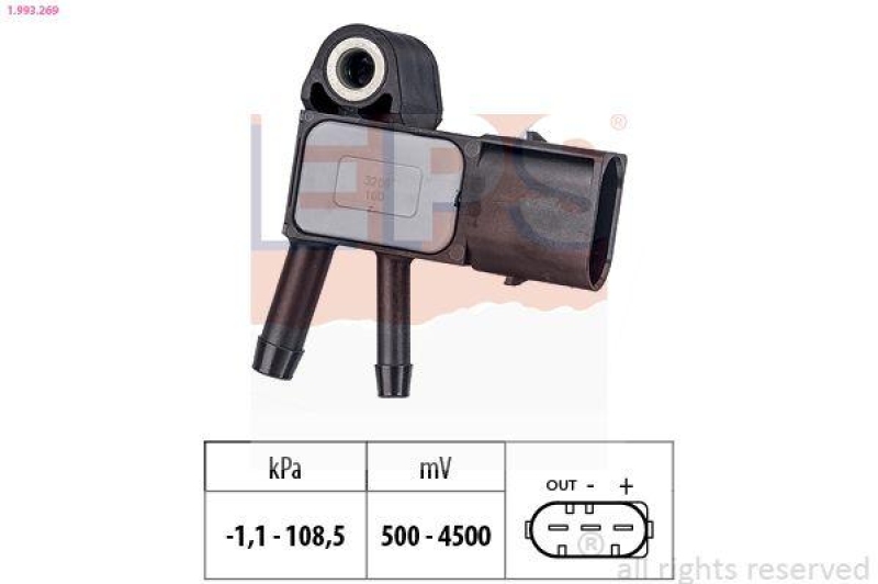 EPS Luftdrucksensor, Höhenanpassung Made in Italy - OE Equivalent