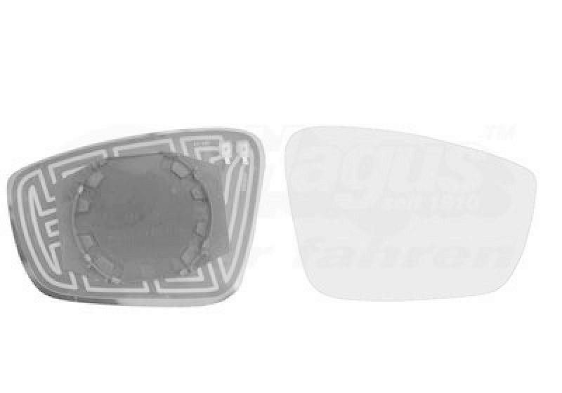 VAN WEZEL Spiegelglas, Außenspiegel * HAGUS * 5701838
