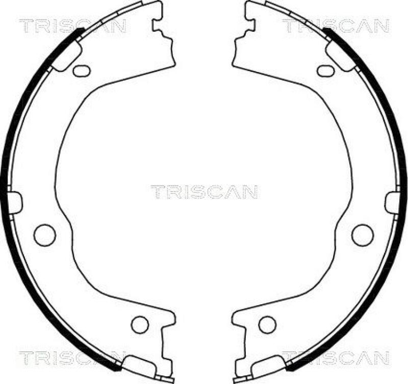 TRISCAN Bremsbackensatz