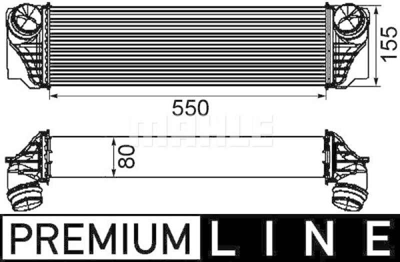 MAHLE Ladeluftkühler BEHR *** PREMIUM LINE ***