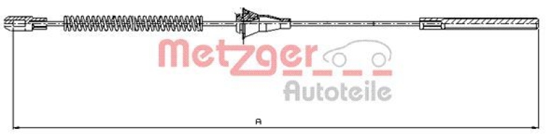 METZGER Seilzug, Feststellbremse