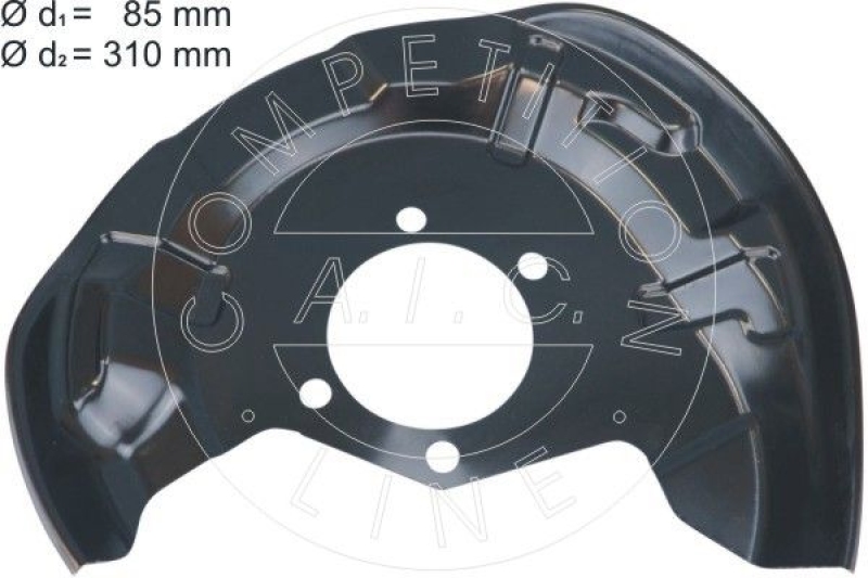 AIC Splash Panel, brake disc Original AIC Quality