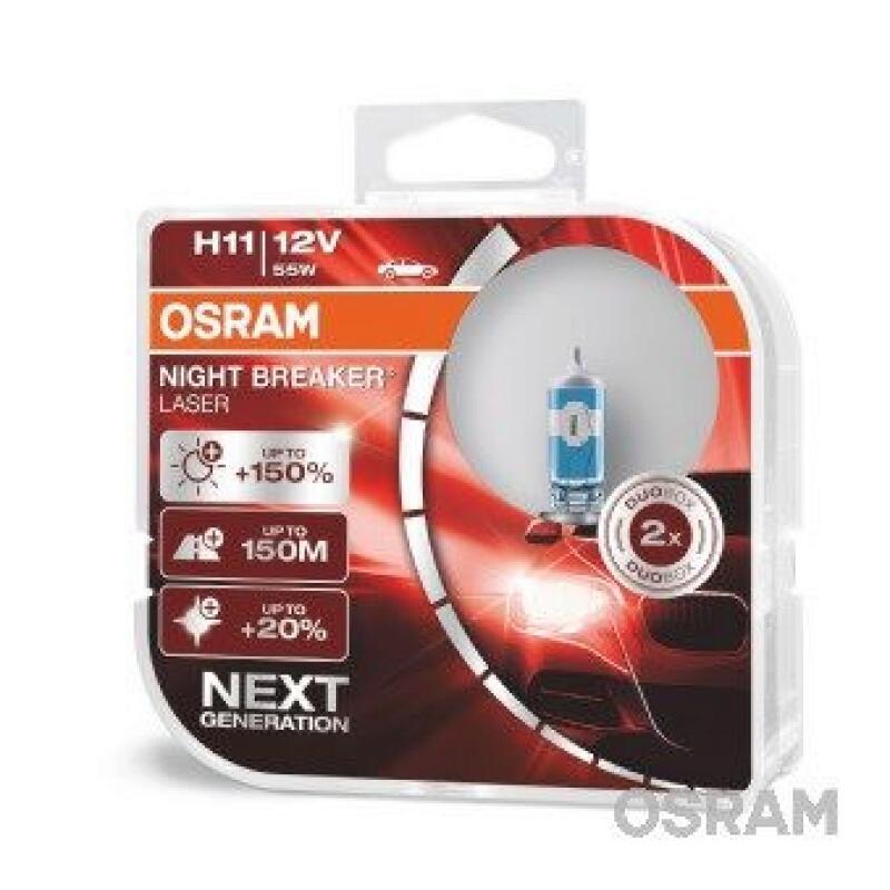 OSRAM Glühlampe, Abbiegescheinwerfer NIGHT BREAKER® LASER next generation