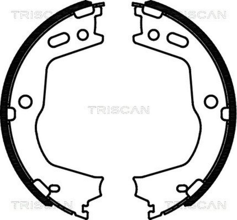 TRISCAN Bremsbackensatz, Feststellbremse