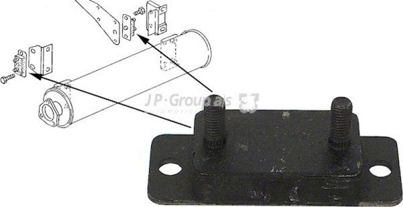 JP GROUP Halter, Abgasanlage CLASSIC