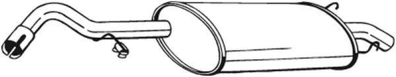 BOSAL Endschalld&auml;mpfer 154-127