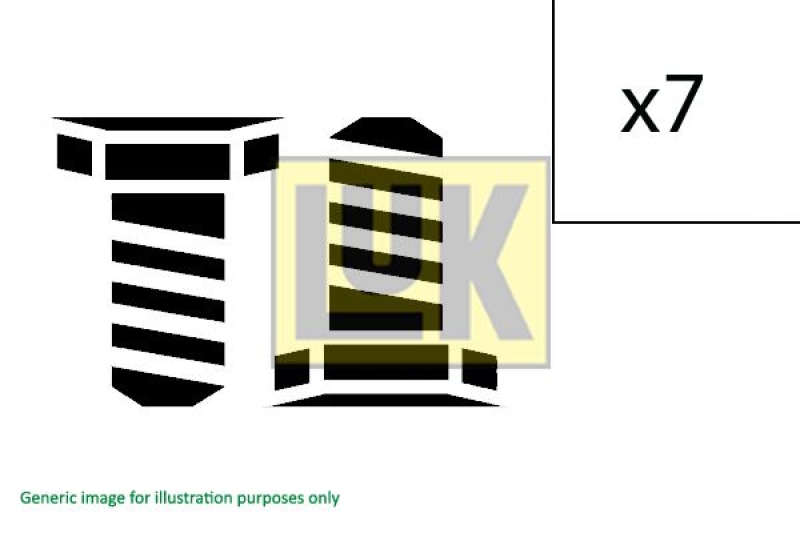 Schaeffler LuK Schraubensatz, Schwungrad 411 0283 10