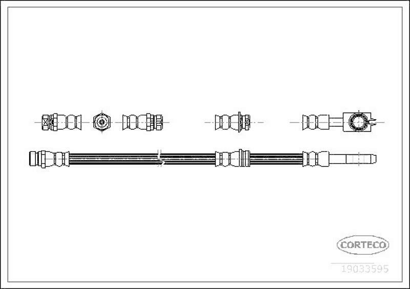 CORTECO Brake Hose