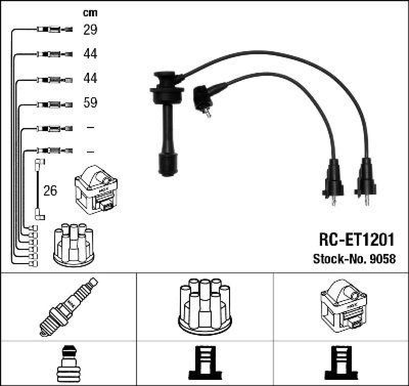 NGK Ignition Cable Kit