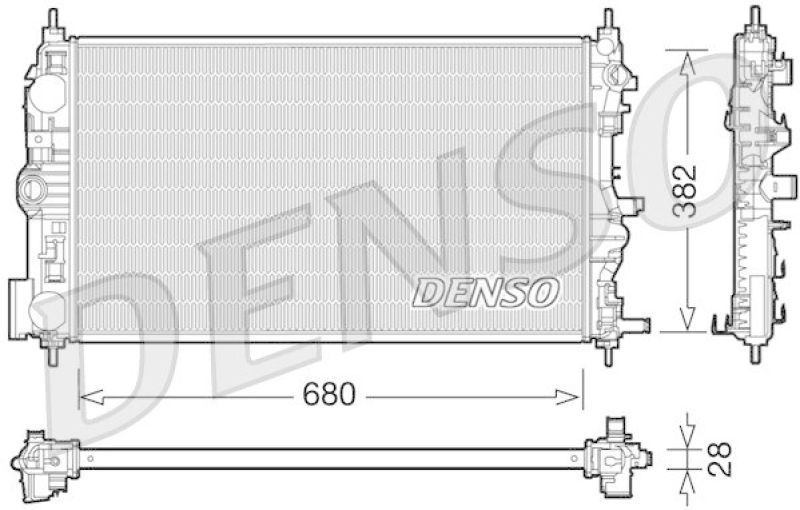 DENSO Radiator, engine cooling