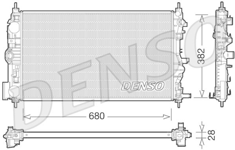 DENSO Kühler, Motorkühlung