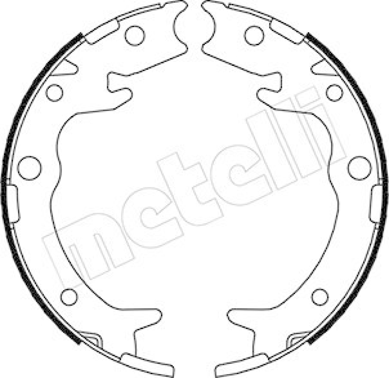 METELLI Bremsbackensatz, Feststellbremse