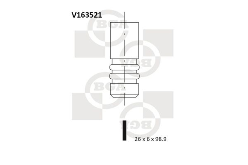BGA Auslassventil V163521