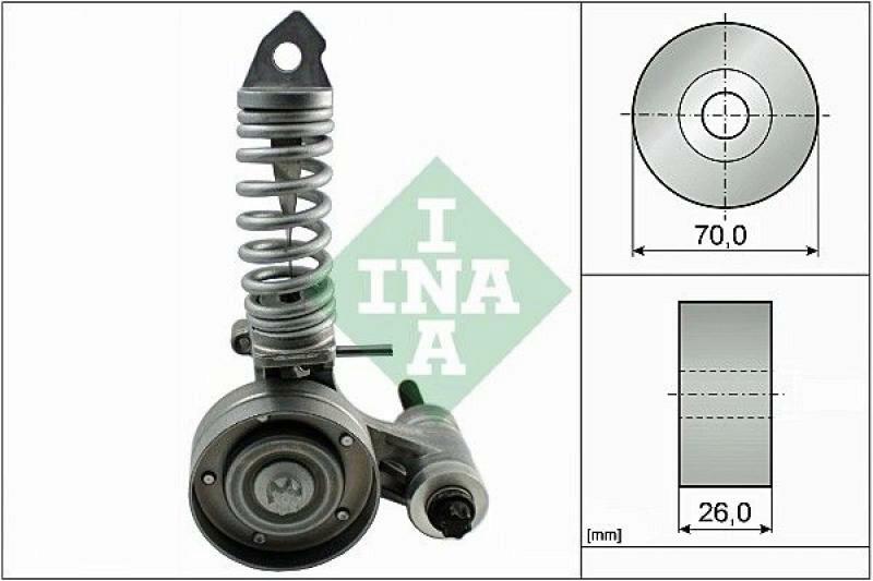 INA Tensioner Lever, v-ribbed belt