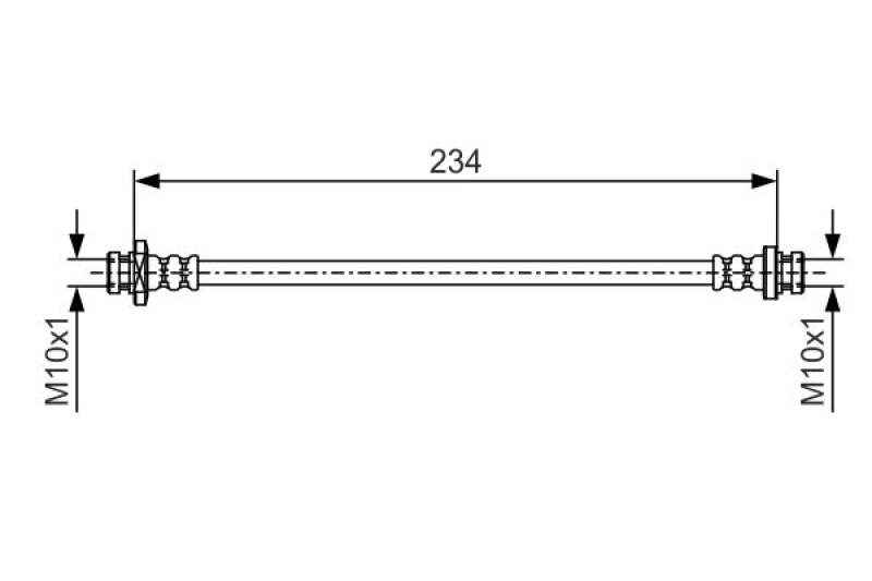 BOSCH Bremsschlauch