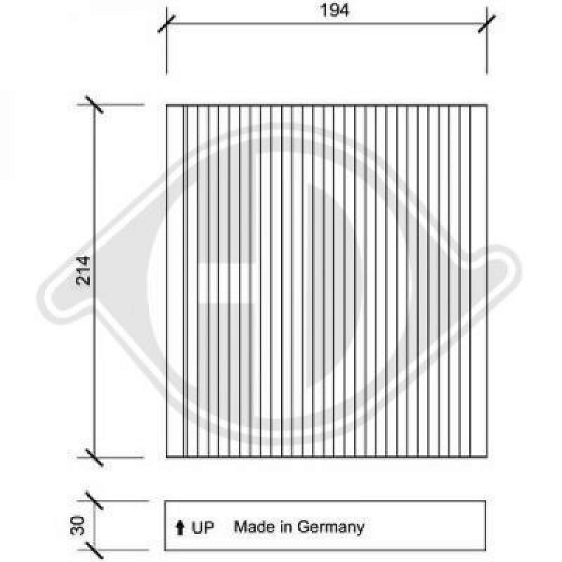 DIEDERICHS Filter, Innenraumluft DIEDERICHS Climate