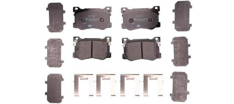 HELLA Bremsbelagsatz, Scheibenbremse 8DB 355 025-271