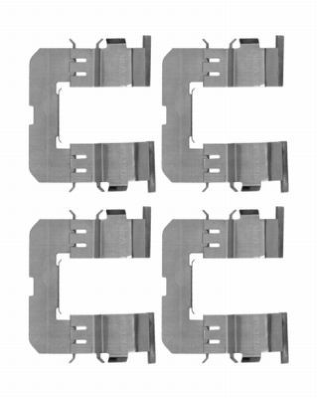 TEXTAR Accessory Kit, disc brake pad