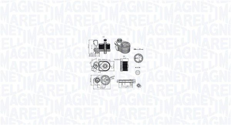 MAGNETI MARELLI Ölkühler, Motoröl