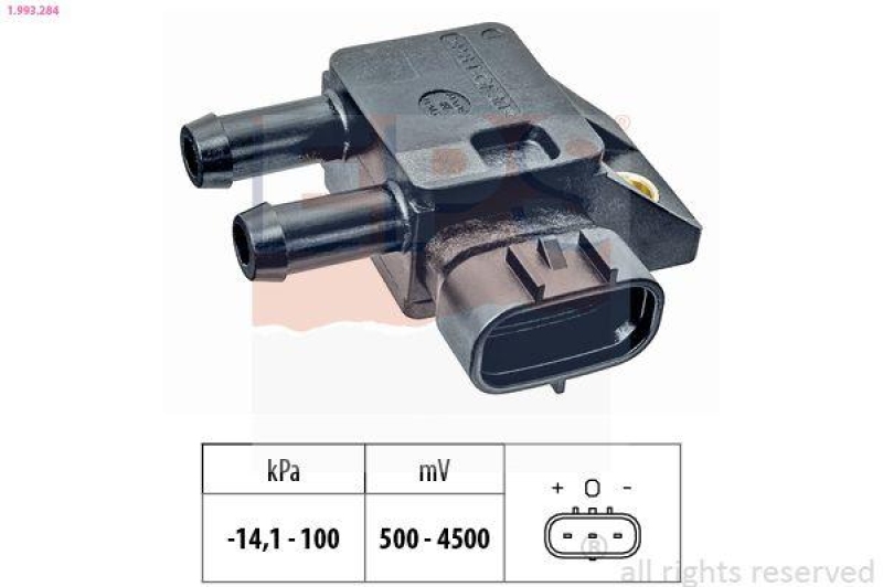 EPS Luftdrucksensor, Höhenanpassung Made in Italy - OE Equivalent