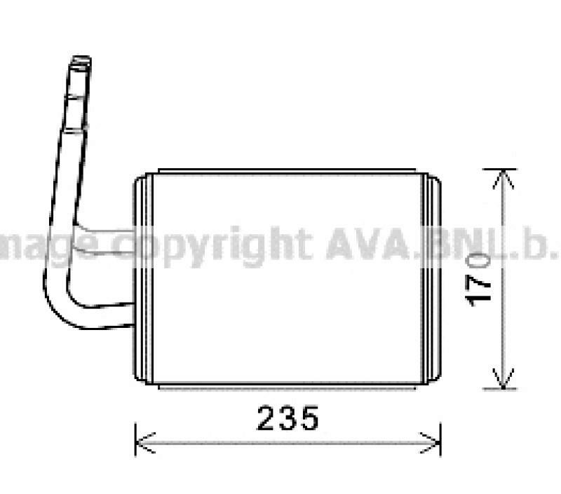 AVA QUALITY COOLING Wärmetauscher, Innenraumheizung