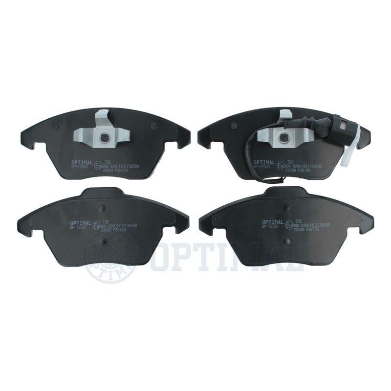 OPTIMAL Brake Pad Set, disc brake