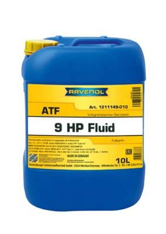 RAVENOL Automatic Transmission Fluid RAVENOL ATF 9HP Fluid