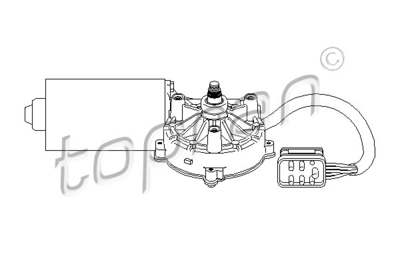 TOPRAN Wischermotor