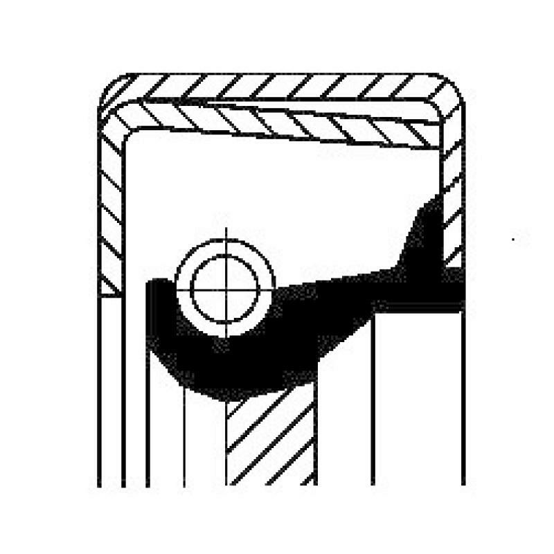 CORTECO Shaft Seal, manual transmission