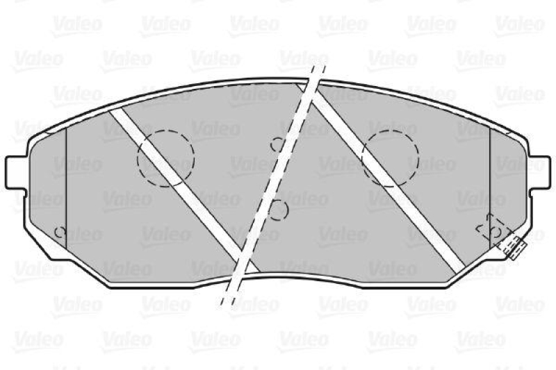 VALEO Bremsbelagsatz, Scheibenbremse ESSENTIAL 301654