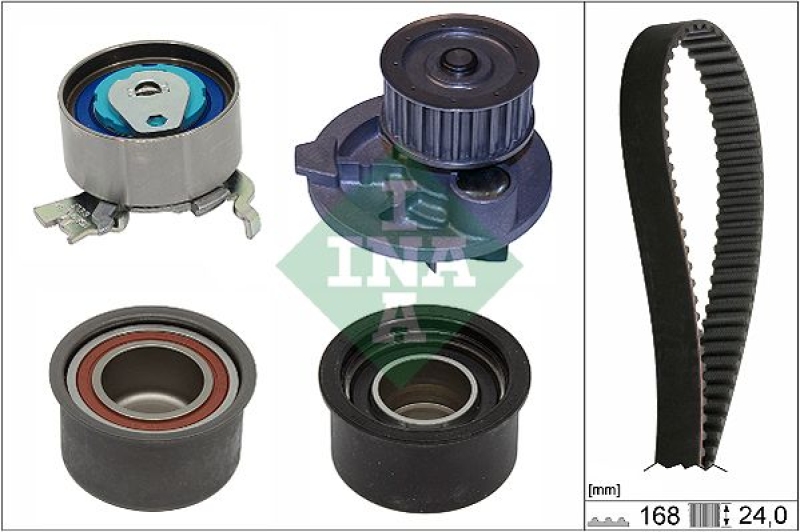 Schaeffler INA Wasserpumpe + Zahnriemensatz