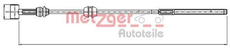 METZGER Seilzug, Feststellbremse 115760