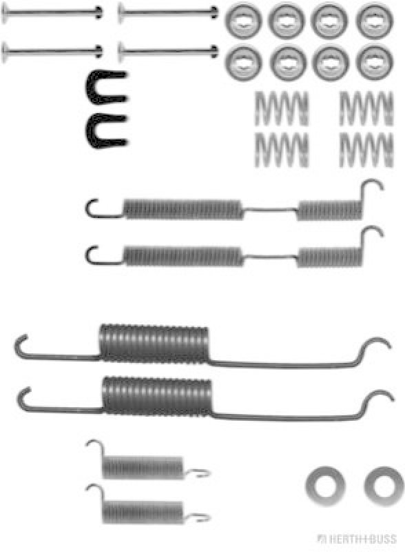 HERTH+BUSS JAKOPARTS Zubehörsatz Bremsbacken Trommelbremse Montagesatz