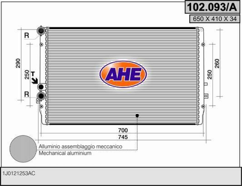 AHE Kühler, Motorkühlung