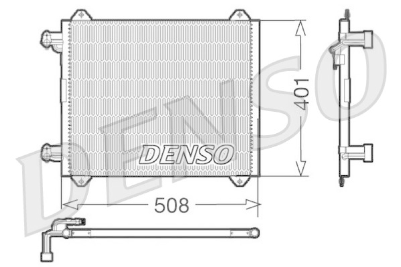 DENSO Kondensator, Klimaanlage