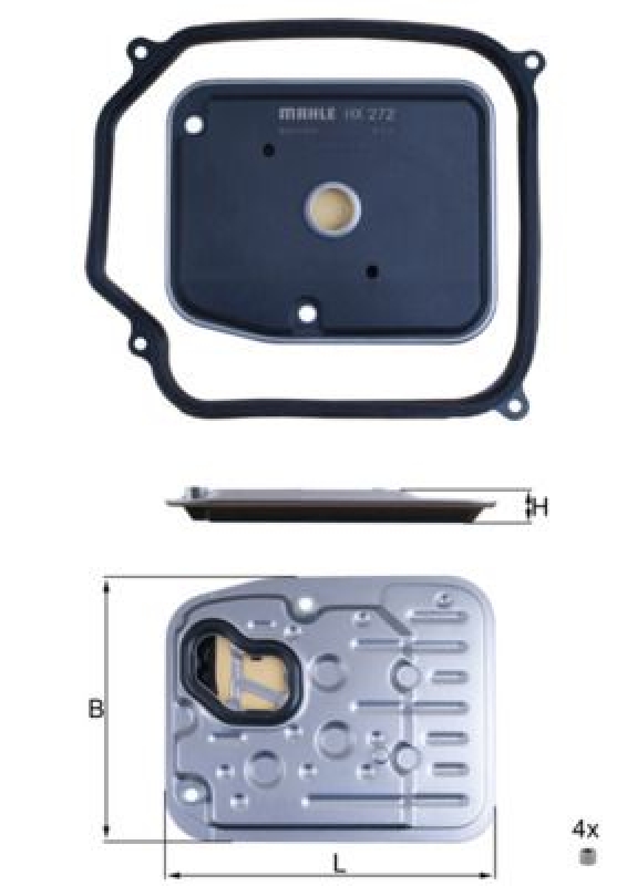 MAHLE Hydraulikfilter, Automatikgetriebe